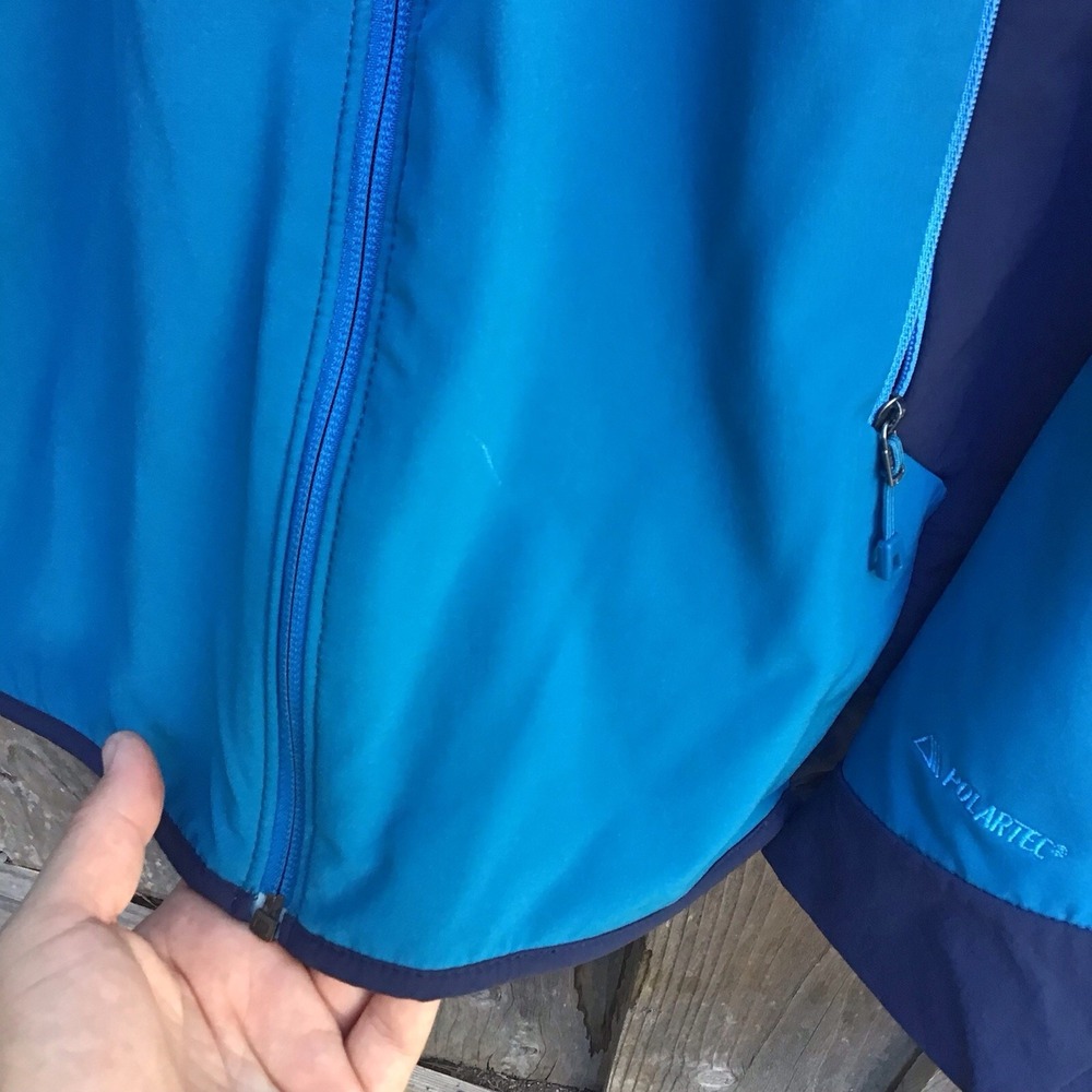Patagonia Adze Hybrid Soft Shell Jacket Men's Small Blue Polartec - Picture 4 of 12